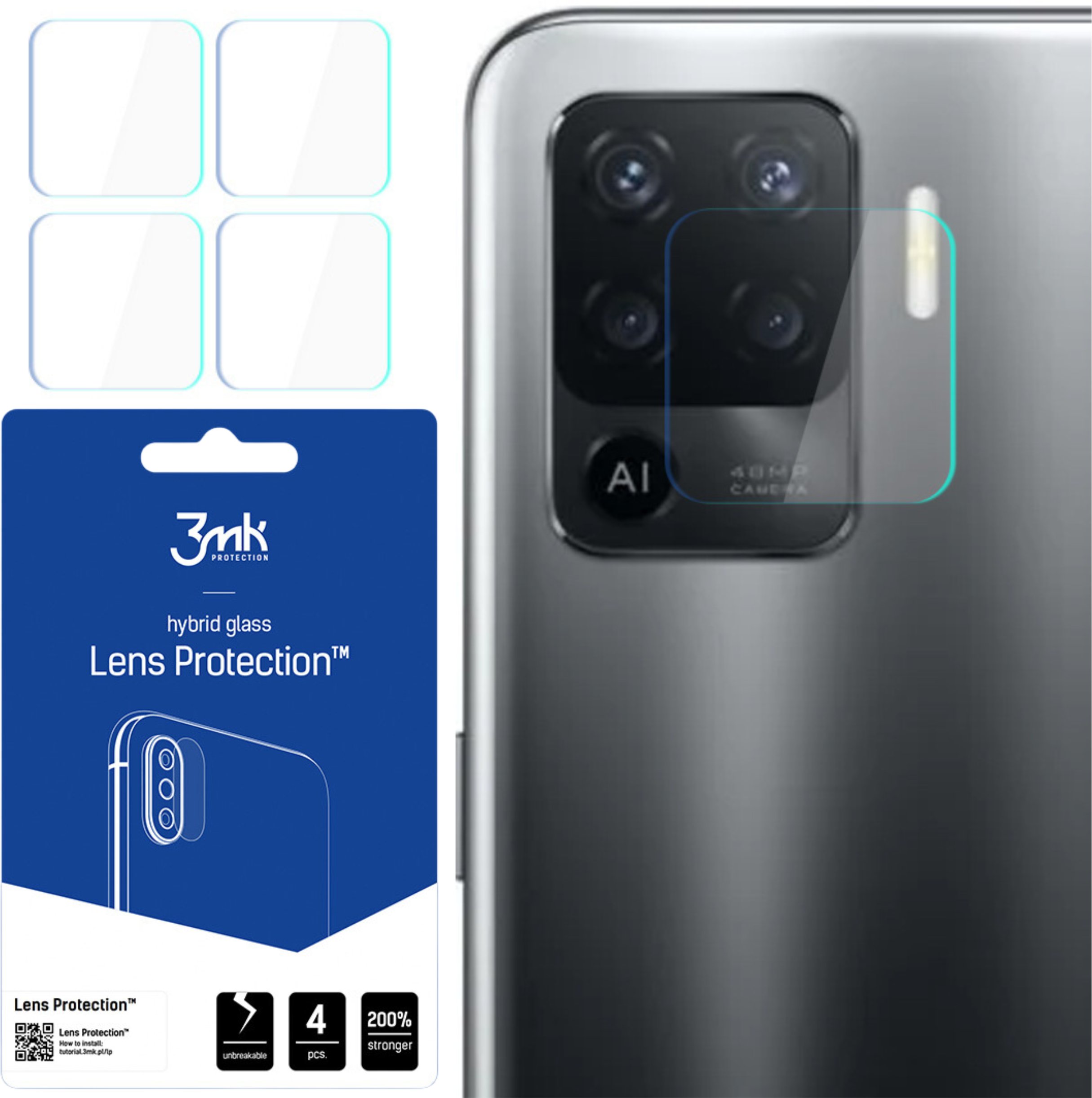 OPPO RENO 5 F - 3MK LENS PROTECTION
