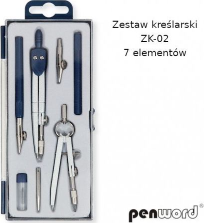 Penword Zestaw kreślarski PENWORD ZK-02 7 elementów Penword TARGI