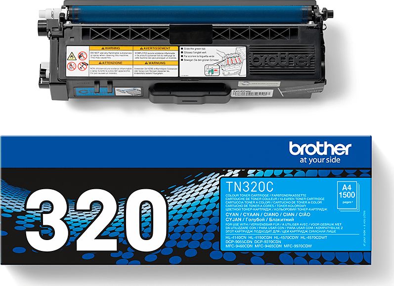 Toner Brother TN-320 Cyan Oryginał (TN320C)