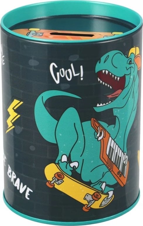 Starpak SKARBONKA MET OKR SKATE DINO STK PB 6/24