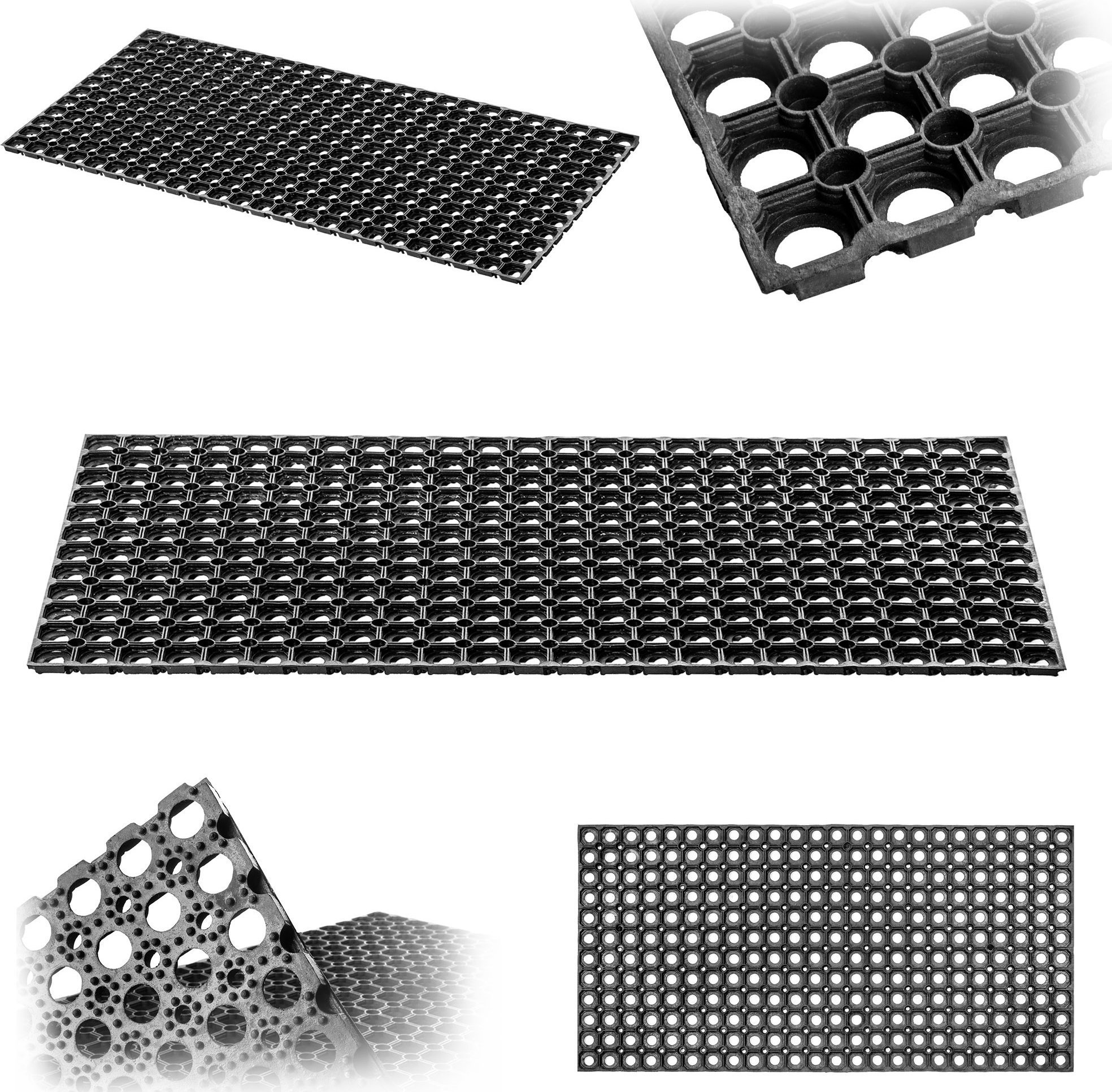 Kadax KADAX Wycieraczka Gumowa Pod Drzwi Zewnętrzna 40x80cm