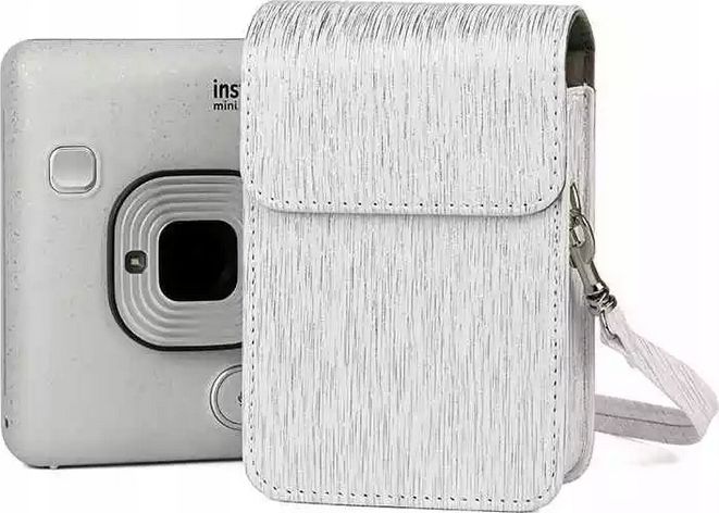 Pokrowiec LoveInstant Futerał Etui Do Fujifilm Fuji Instax Mini Liplay - Srebrny
