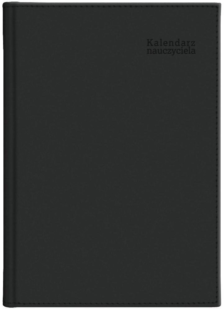 Kalendarz naucz. 2025/26 A5 tyg. Vivella czarny
