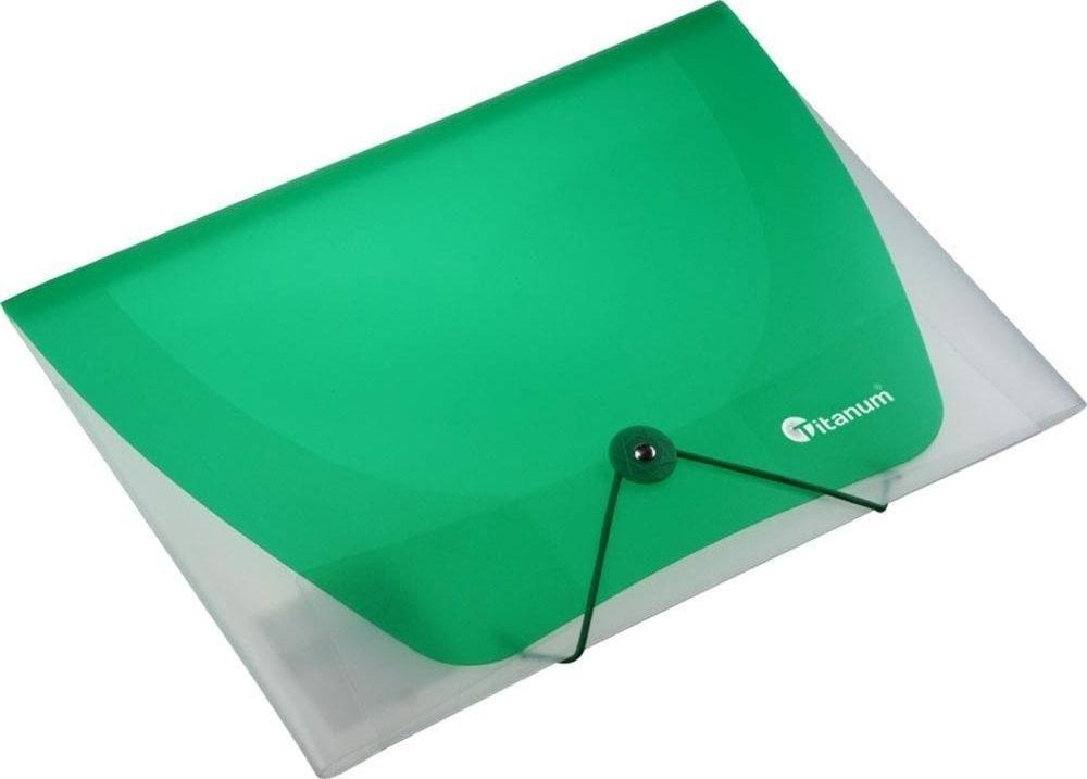 Teka Teczka PP A4 z gumk± transparentna zielona