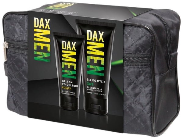 DAX Men SG 3w1 180 ml + ASB100 ml + kosmetyczka