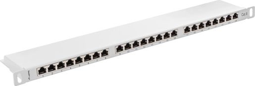 Lanberg Patch panel 0.5U 19" 24x RJ-45 Kat.6 Szary (PPS6-0024-S)