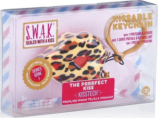 Breloczek WowWee S.W.A.K Interaktywne całuśne usta- brelok The Prrrfect Kiss