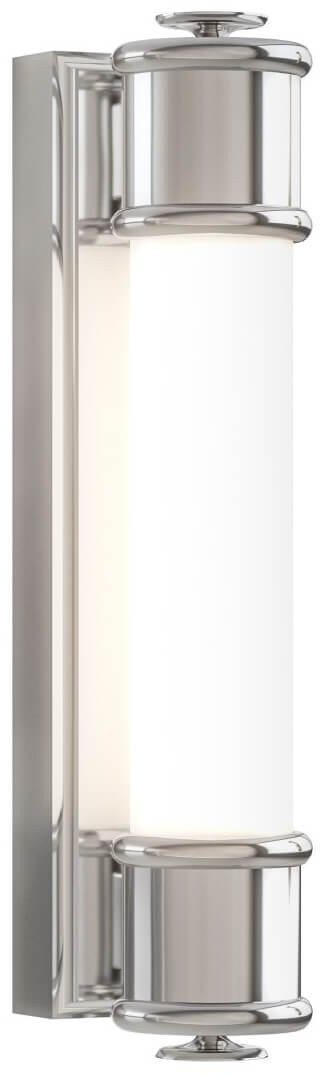 Łazienkowy kinkiet Omi Parette szklana tuba LED 6W biała