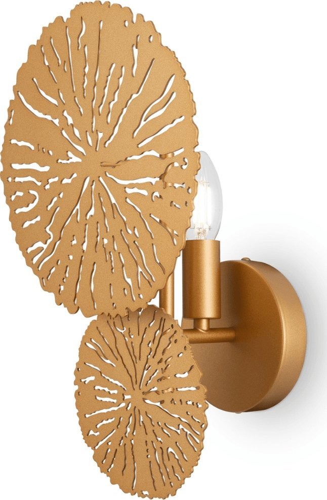 Kinkiet Maytoni Ścienna lampa boho Lovetann MOD082WL-01G Maytoni do sypialni złota