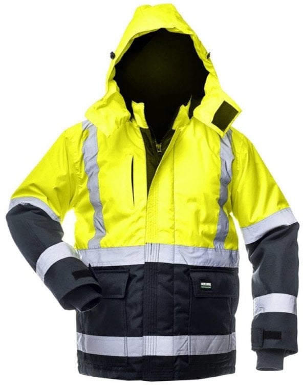 Kurtka męska CIRIUS JACKET CANVAS HI-VIS WJ-8946 YEL/BLU XXL