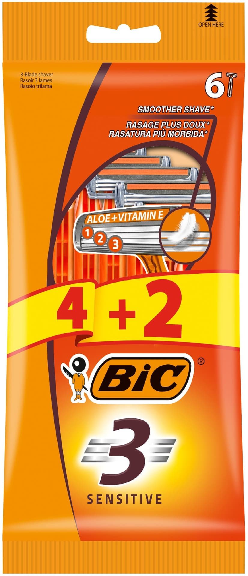 Bic (DE) Bic , Maszynka do golenia, 6 sztuk (PRODUKT Z NIEMIEC)