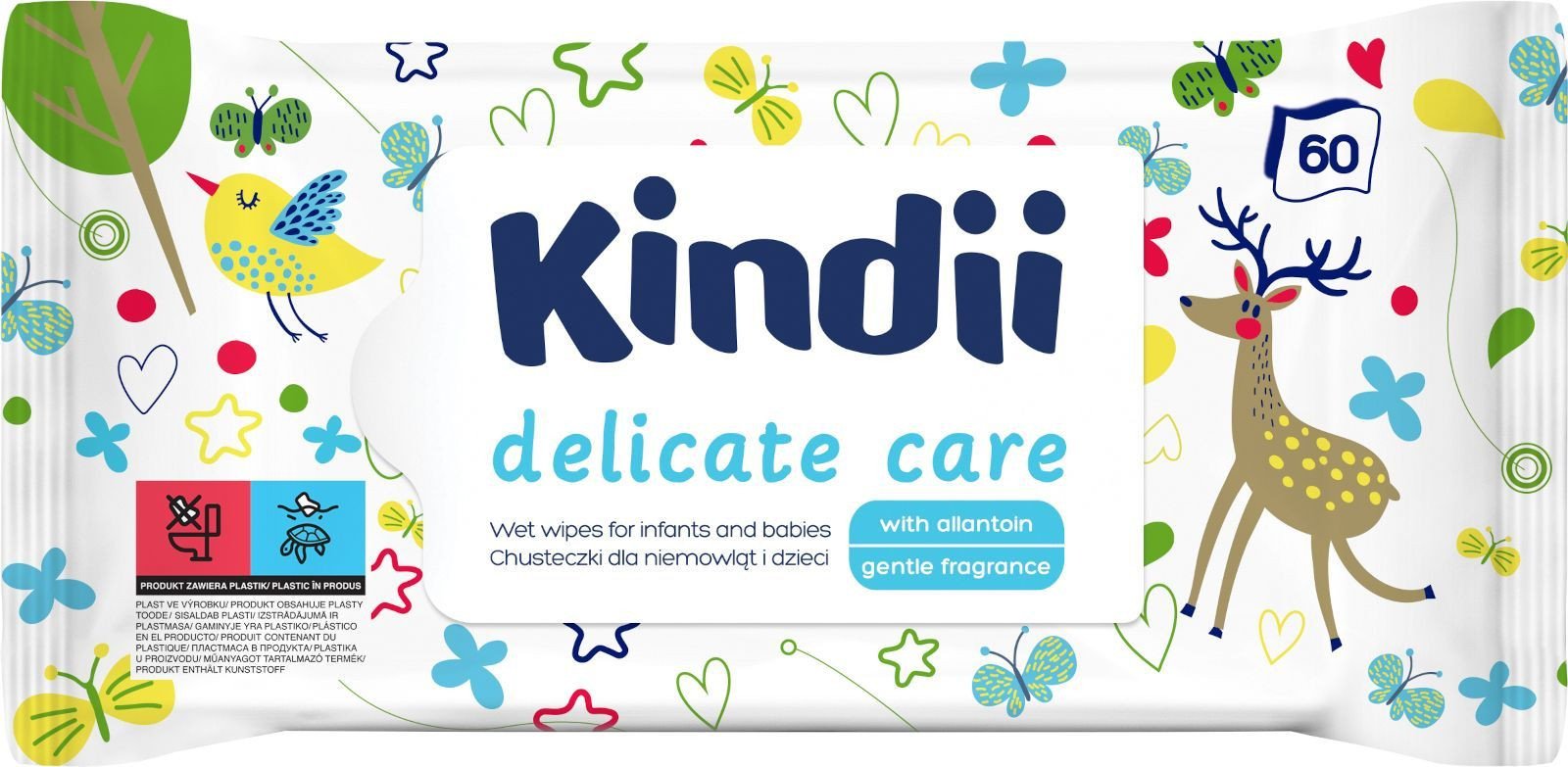 KINDII Wipsy`60 Delicate Care