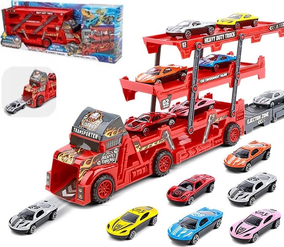 Qulki TIR laweta + 6 resoraki autka wyrzutnia ciężarówka