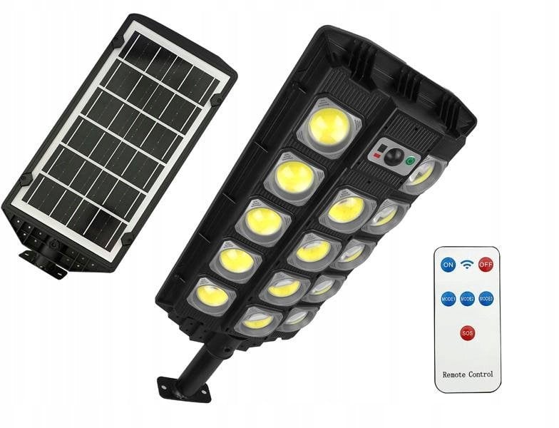 Lampa uliczna 14 COB solarna z czujnikiem ruchu