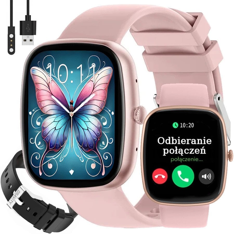 Zegarek damski SMARTWATCH GRAVITY T18-1 PROF