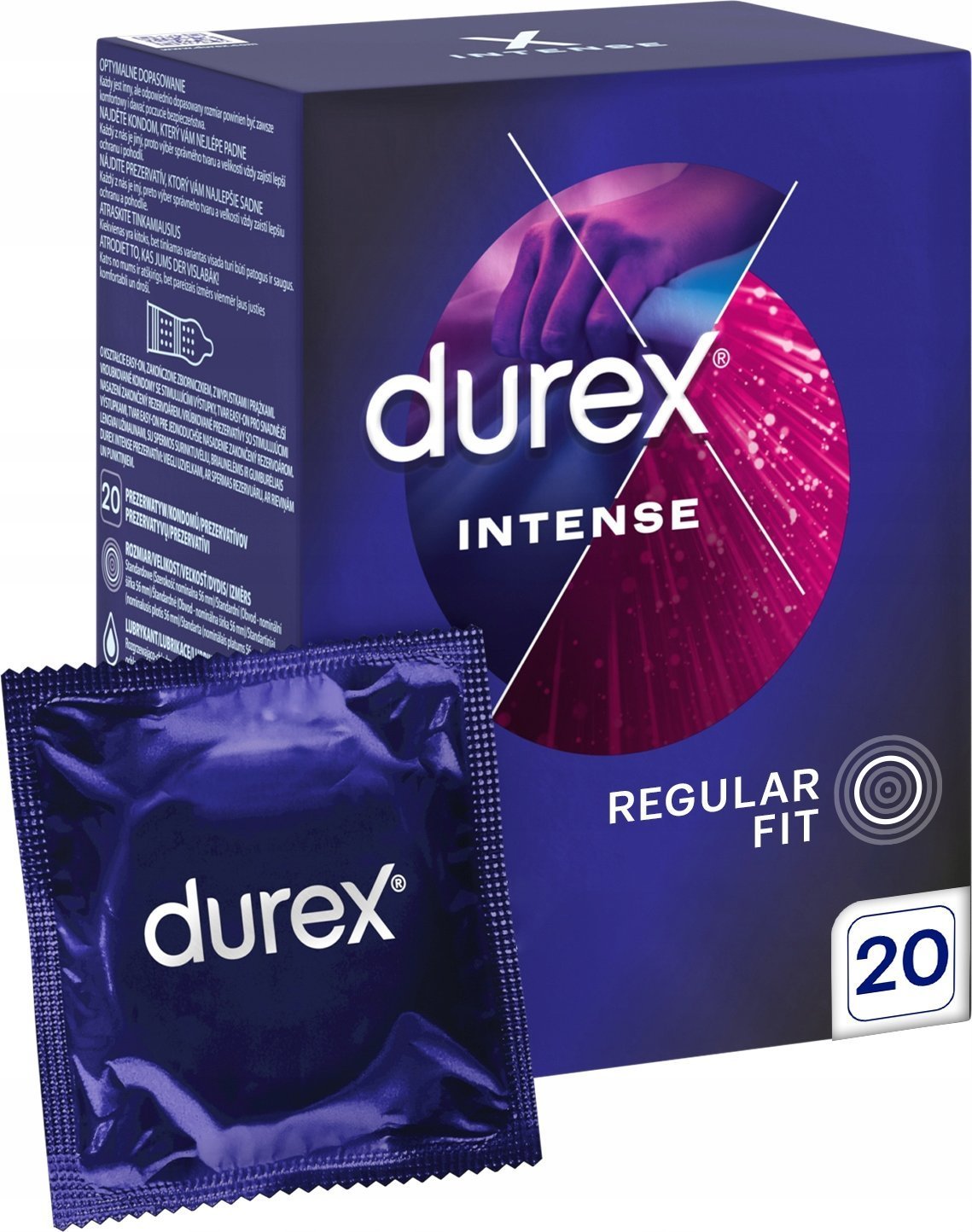 Alkotest DUREX_Intense prezerwatywy stymulujące 20szt.