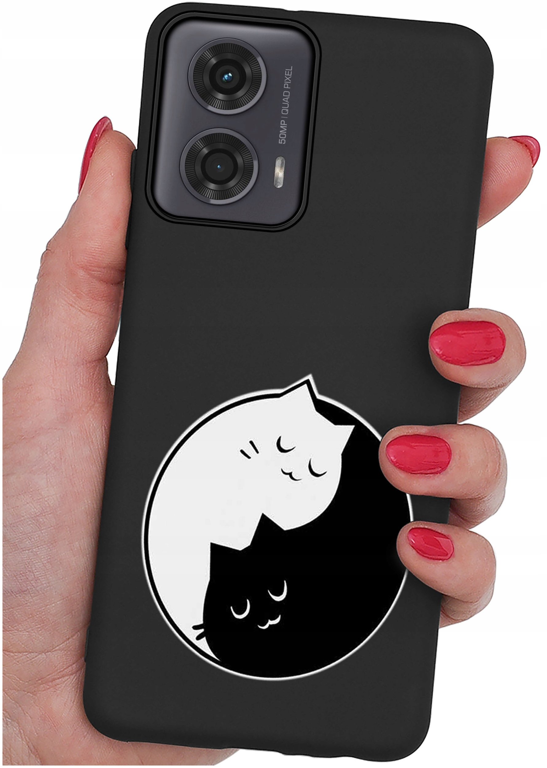 Etui do Motorola Moto G24 |G24 POWER |G04 |E14 WZORY |SILIKONOWE MATT SZKŁO