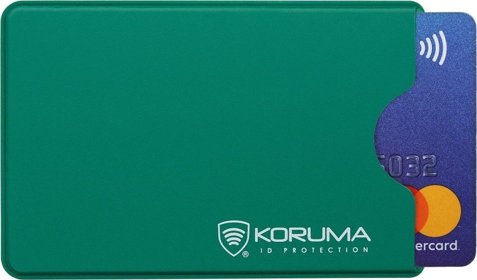 KORUMA Plastikowe etui antyRFID zielone (KUK-108VGREEN)