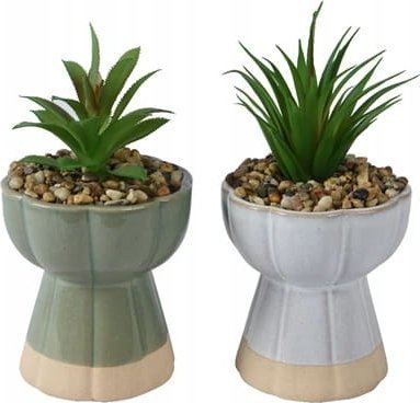 Kaemingk Roślina zielona sztuczna w doniczce 19,5x10x10 cm