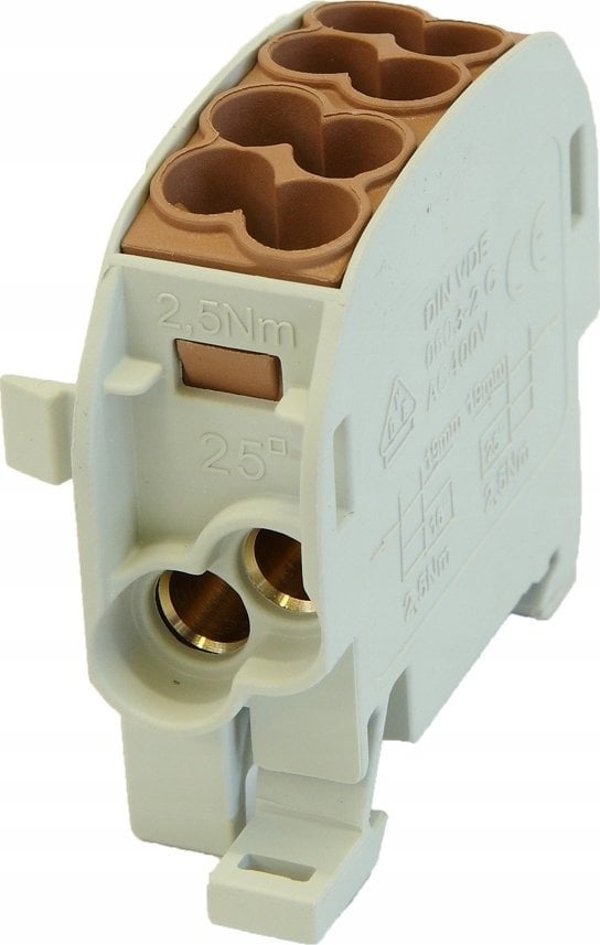 Simet Blok rozdzielczy - odgałęźny Al/Cu SCB 25 (80110) SIMBLOCK brązowy 81501015