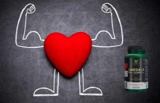 Lanco Omega -3 + D3+K2 60 kapsułek one size