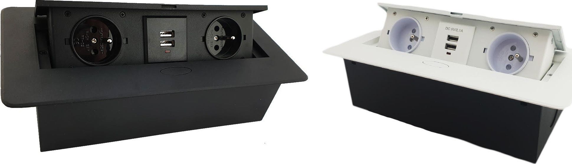 Daming GNIAZDO 2X 230V 2X USB / 3X230V DO BIUREK DAMING