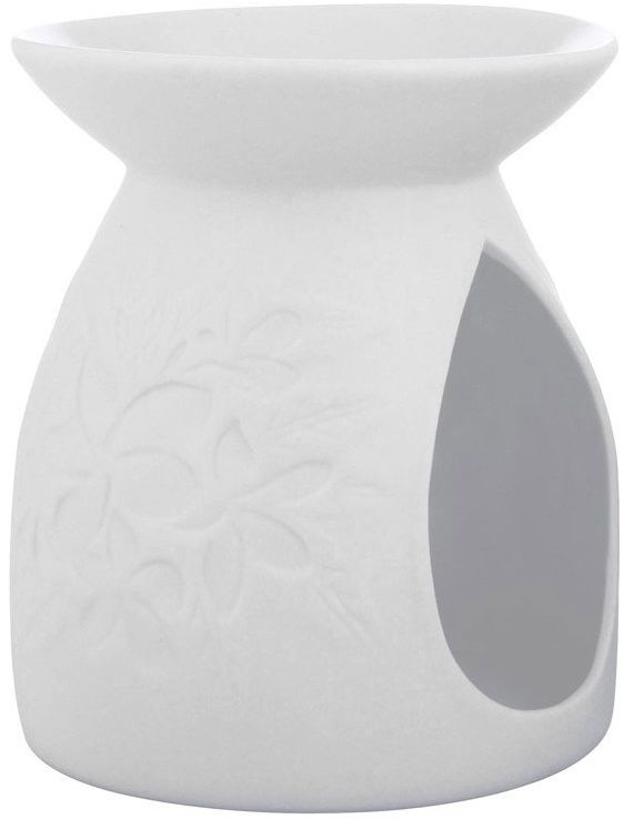 Yankee Candle Pastel Hue kominek do wosków z motywem kwiatowym biały