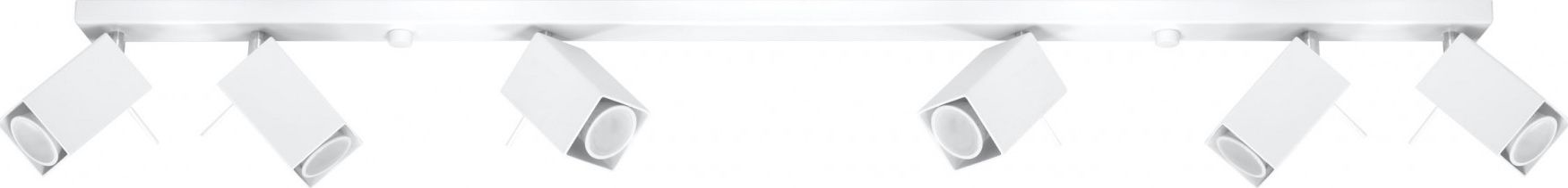 Lampa sufitowa Lumes Biały plafon z regulowanymi reflektorami - EX515-Merids