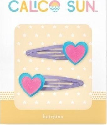 Calico Sun Spinki do włosów Alexa - Serduszko