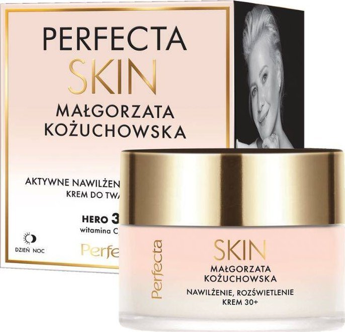 Perfecta Skin Małgorzata Kożuchowska Krem do twarzy nawilżająco-rozświetlający 30+ 50 ml