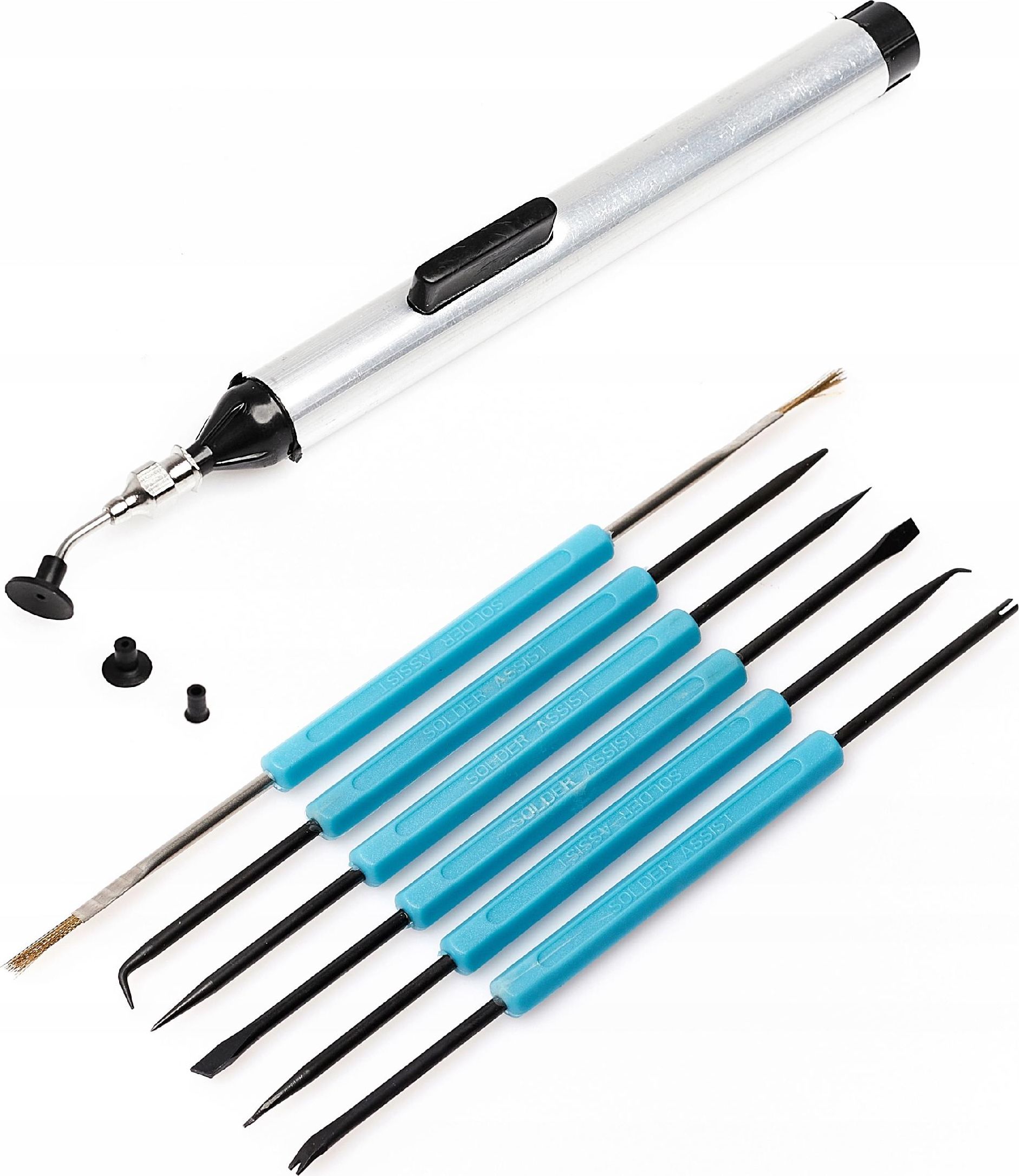 Techrebal Zestaw haki skrobaki + Chwytak próżniowy