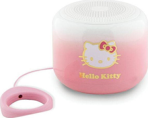Głośnik Sourcing Hello Kitty Bluetooth 5.0 speaker HKWSBT6GKEP pink/pink Electroplate Gradient