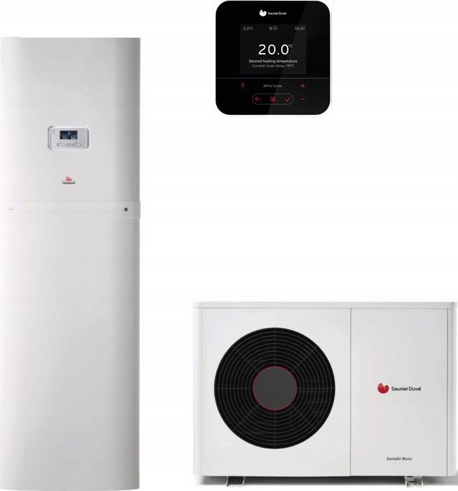 Saunier Duval Pakiet systemowy OZE Nr 01 - Pompa ciepła GeniaAir MONO HA 7-6 O + FEW 200/6 + SRC 720