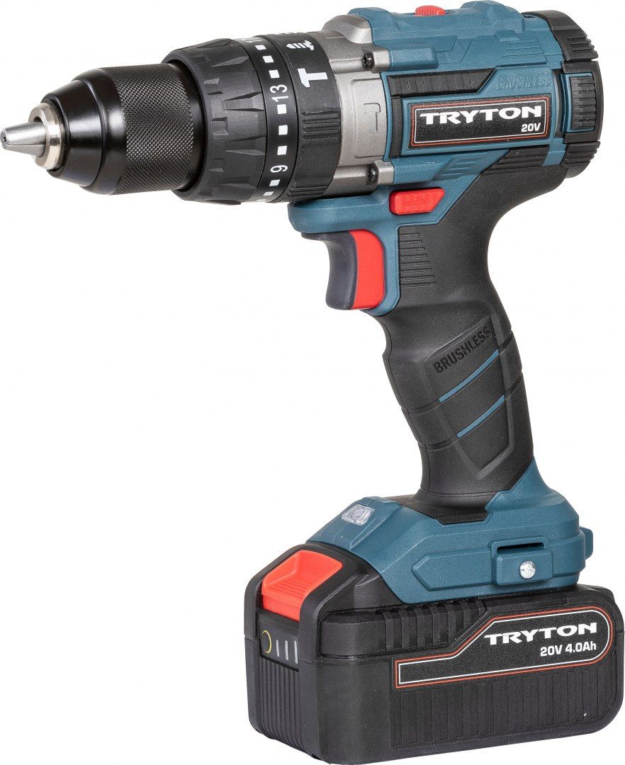 Wiertarko-wkrętarka Tryton TBLV204 20 V 2 x akumulator 4 Ah
