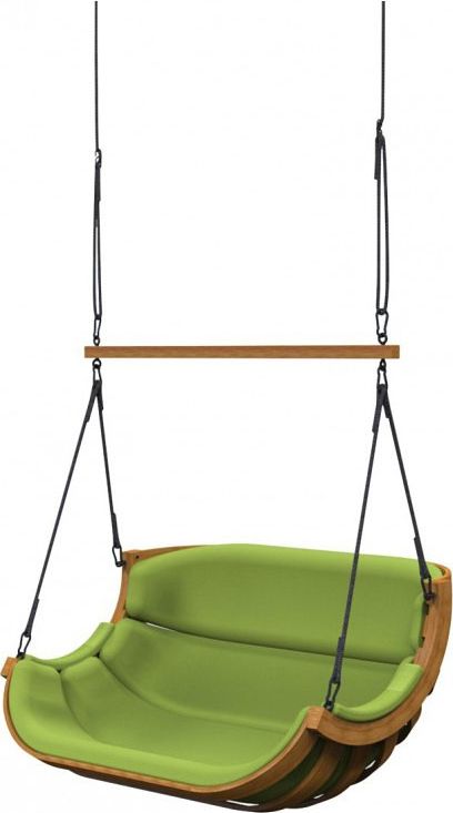 Elior Zielony wiszący fotel ogrodowy - Pasos 8X