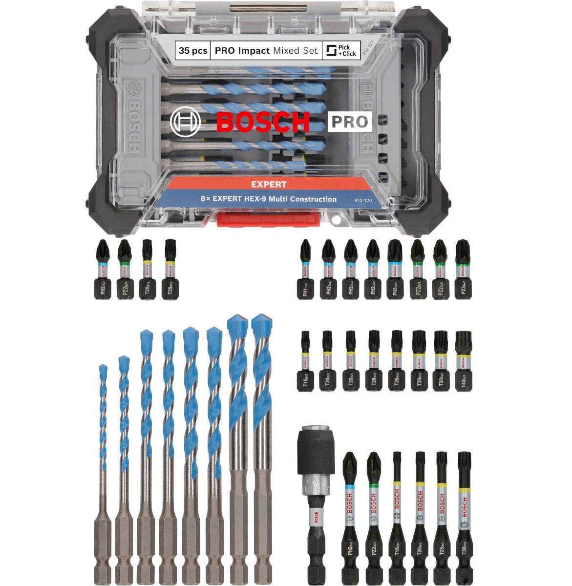 ZESTAW WIERTEŁ I BITÓW PRO Mixed Set