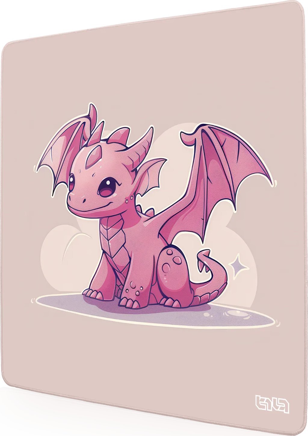 Podkładka Tilt DUŻA PODKŁADKA POD MYSZKĘ Chibi Smoczek 50x50 Wodoodporna Wytrzymała