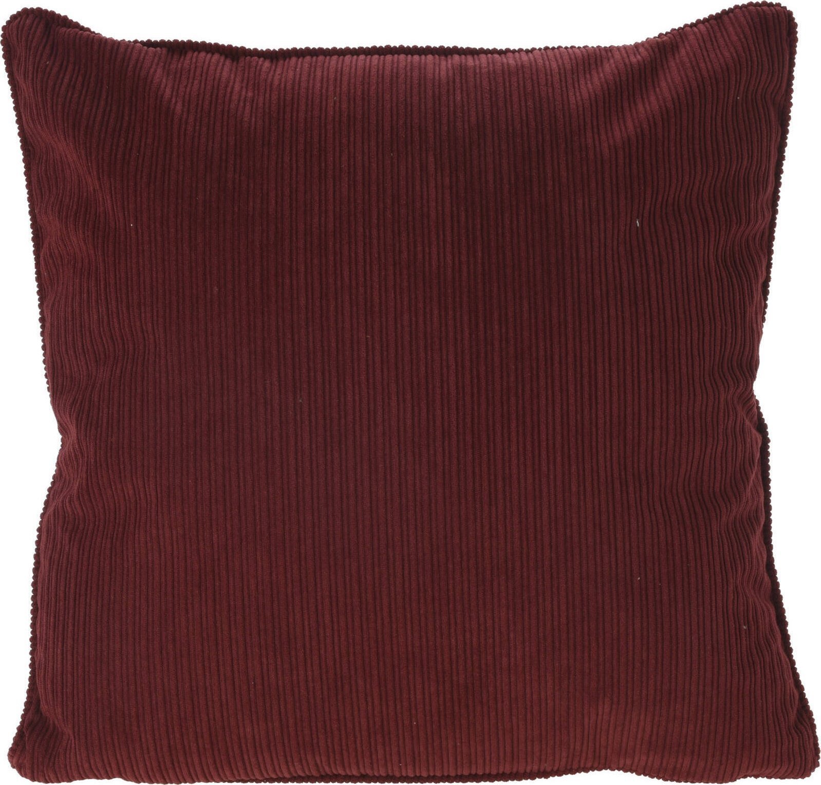 Home Styling Collection Poduszka dekoracyjna sztruksowa z lamówką, 40 x 40 cm