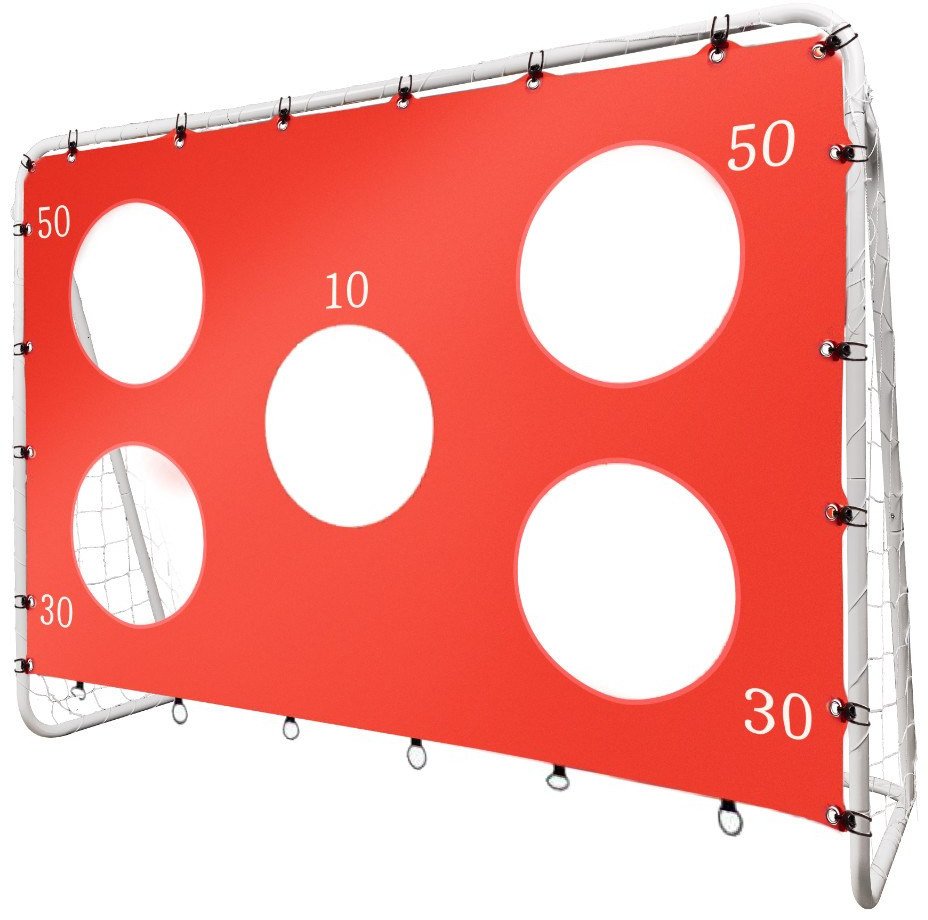 Bramka piłkarska do piłki nożnej dla dzieci treningowa 2w1 + mata celności 215 x 153 x 76 cm