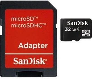 Karta SanDisk MicroSDHC 32 GB Class 4 (SDSDQB032GB35)