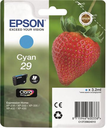 Tusz Epson Claria Home SP 29 Cyan - C13T29824010