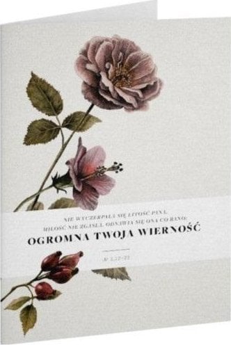 Szaron Kartka składana - Nie wyczerpała się - róża