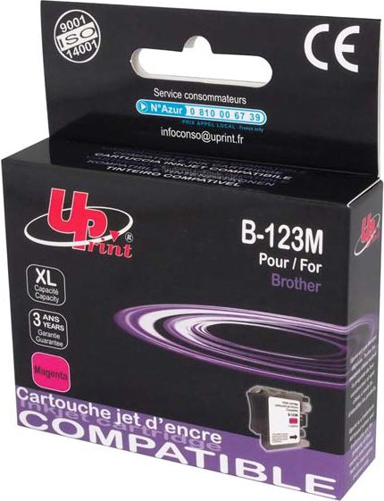 Tusz UPrint B-123M / LC-123M (Magneta)