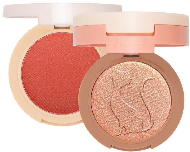 J.CAT BEAUTY_2 In 1 Piece Of Cake Blush + Highlighter róż i rozświetlacz 2w1 103 Mcflirty 12,1g