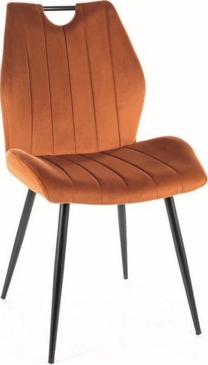 Signal Krzesło ARCO VELVET cynamon SIGNAL