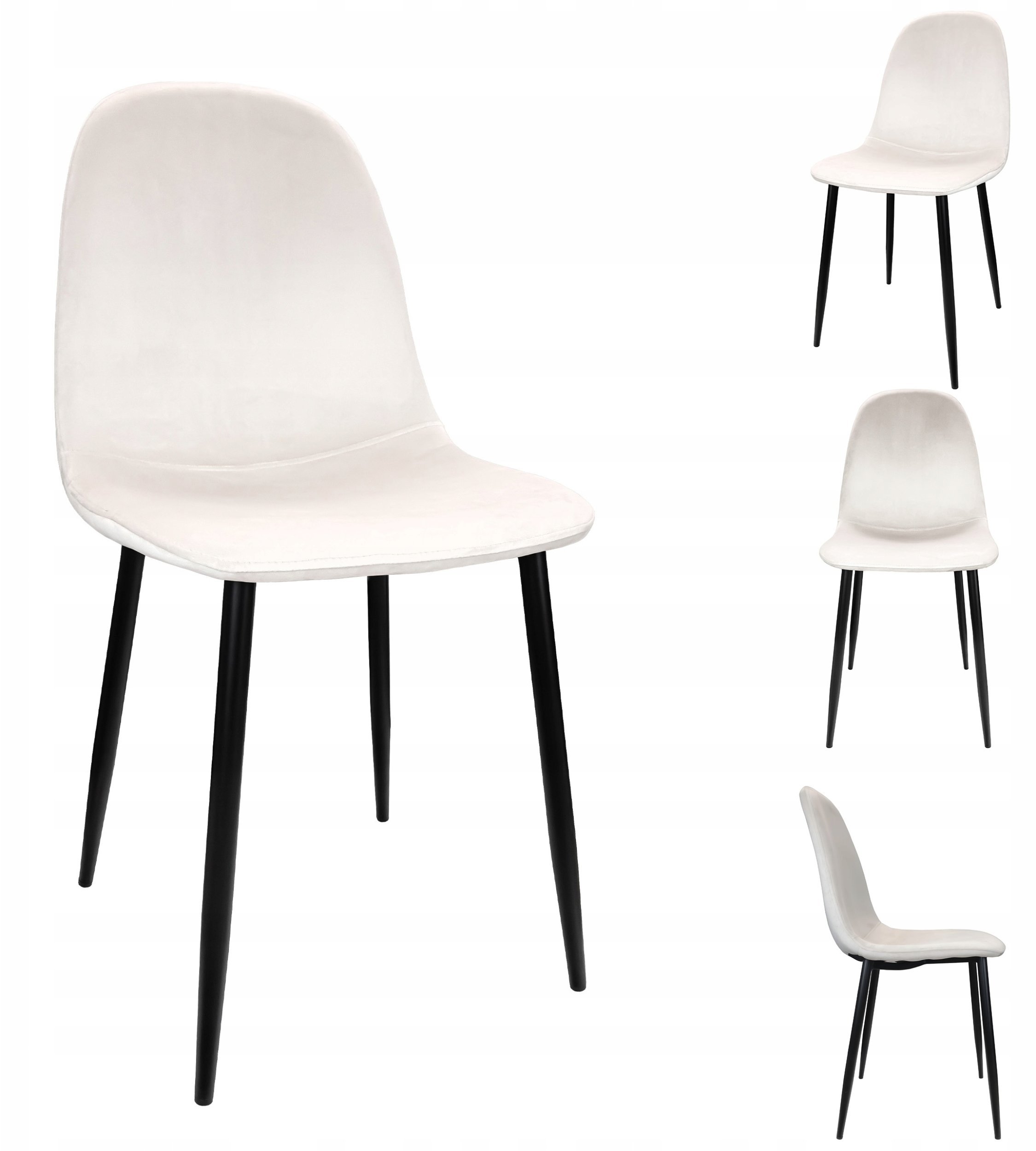 KRZESŁO TAPICEROWANE SALON BIURO SALERNO BEŻOWE