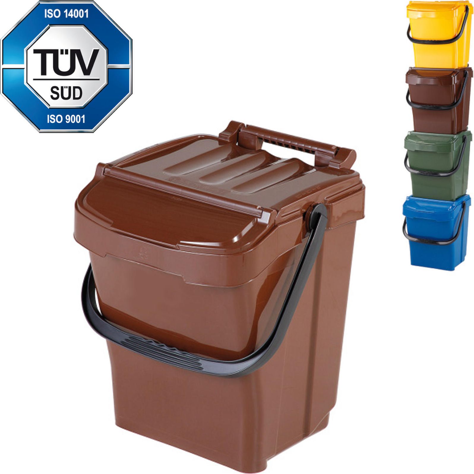 Kosz na śmieci Sartori do segregacji brązowy (7203-5)