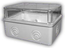 Elektro-Plast Obudowa CARBO-BOX 158 x 118 x 80mm IP55 z szyną (0230-00)