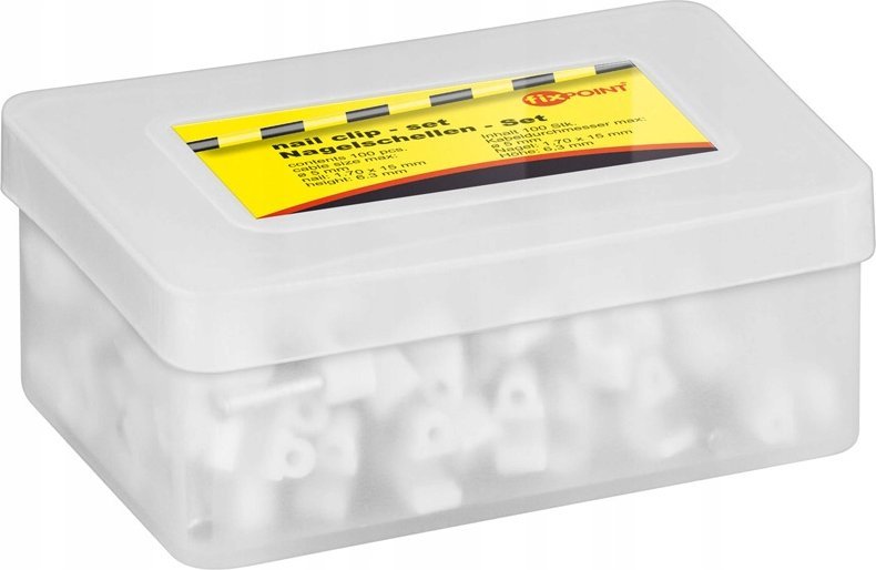 Organizer Goobay Obejma kablowa, biały - Wysokość 6.3 mm