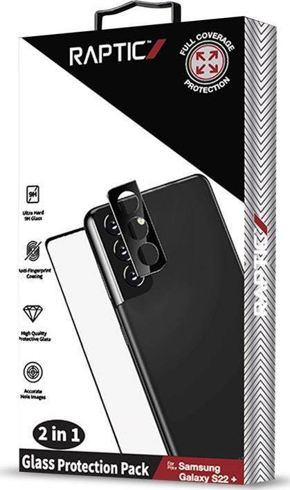 X-doria X-Doria Raptic Glass Protection Pack – Zestaw szkło hartowane na ekran + nakładka na aparat Samsung Galaxy S22+